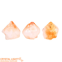 Citrine Cut Base Point Lot