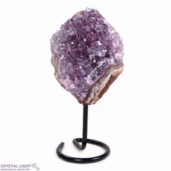 Display Pieces on Stand: Amethyst Druse on Stand