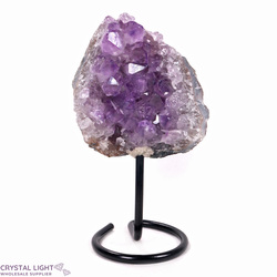 Display Pieces on Stand: Amethyst Druse on Stand