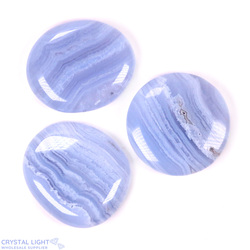 Blue Lace Agate Flatstone Lot