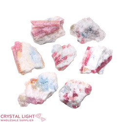 Pink Tourmaline & Aquamarine Specimen Lot