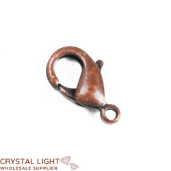 Lobster Clasps: Antique Copper Lobster Clasp /10mm