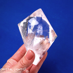 Clear Quartz Faceted Shape (AAA-Grade)