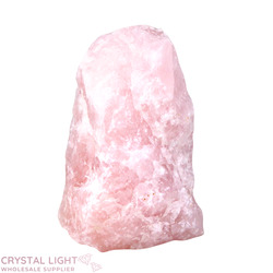 Rose Quartz Rough Cut Base
