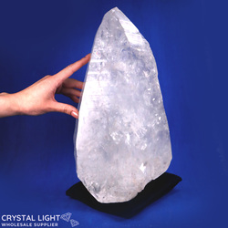 Double Terminated (Natural): Quartz Laser Large (Self Healed)