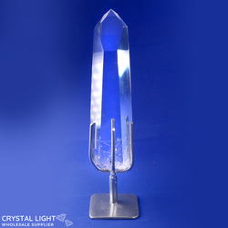 Lemurian Quartz Point on Stand