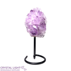 Display Pieces on Stand: Amethyst Druse on Stand