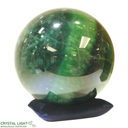 Spheres: Rainbow Fluorite Sphere Large /229mm