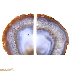 Agate Bookends