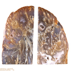 Bookends: Agate Bookends