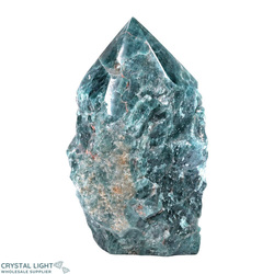 Cut Base Points: Green Apatite Cut Base Point