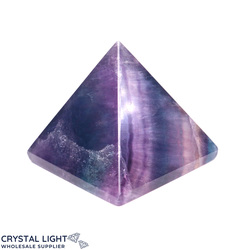 Rainbow Fluorite Pyramid (Single)