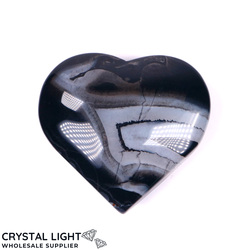 Hearts: Black Agate Heart
