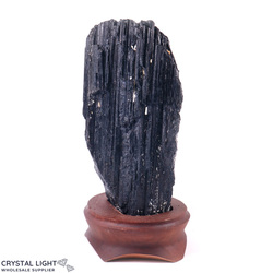Black Tourmaline on Stand