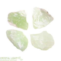 Green Calcite Rough Lot