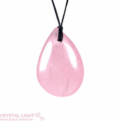 Rose Quartz Drop Necklace
