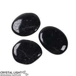 Flatstone Individuals and Lots: Black Tourmaline Flatstone Lot