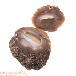 Crystal Pots: Agate Pot with Lid