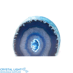 Blue Agate Cut Base Geode