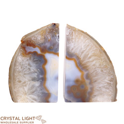 Agate Bookends