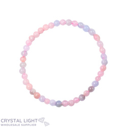 Morganite & Aquamarine Bracelet 4mm