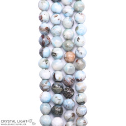 Larimar Beads 8mm