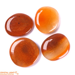 Fire Agate Flatstone Lot