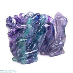 Rainbow Fluorite Dragon