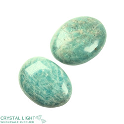 Soapstones & Palmstone Lots: Amazonite Palmstone Lot