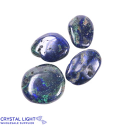 Flatstone Individuals and Lots: Azurite Mini Flatstone Lot