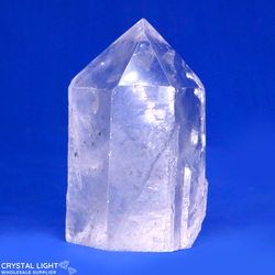 Cut Base Points: Quartz Cut Base Point (Semi Polished)