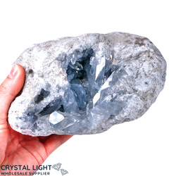 Single Druse Pieces: Celestite Druse