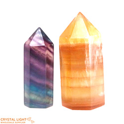Mixed Fluorite Point Lot