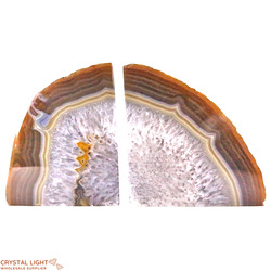 Agate Bookends