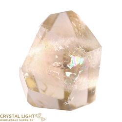 Faceted Shapes: Light Citrine Faceted Shape