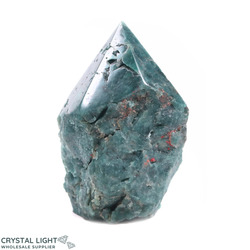 Green Apatite Cut Base Point