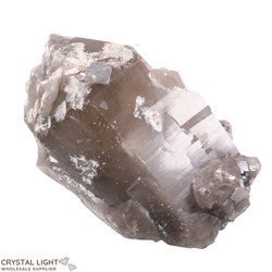 Cathedral Crystals: Smokey Quartz Cathedral with Dumortierite