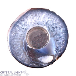 Agate Flat Candle Holder