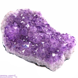 Amethyst Druse with Flower