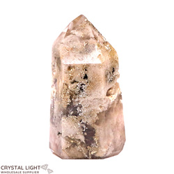 Lodolite Point with Rutile