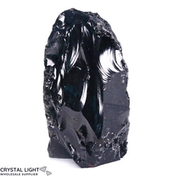 Black Obsidian Cut Base
