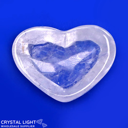 Clear Quartz Heart Dish (Single)