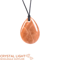 Peach Moonstone Necklace