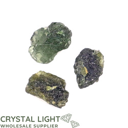 Crystal Specimen Lots: Moldavite Specimen Lot (4.55g)