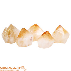 Citrine Cut Base Point Lot