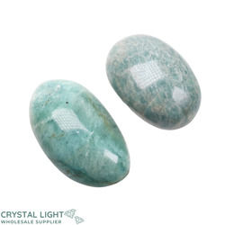 Soapstones & Palmstone Lots: Green Amazonite Palmstone Lot