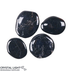 Black Tourmaline Flatstone Lot