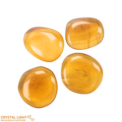 Yellow Fluorite Flatstone Lot