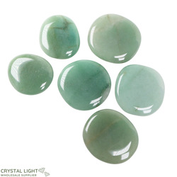 Green Aventurine Flatstone Lot