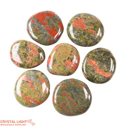 Unakite Flatstone Lot